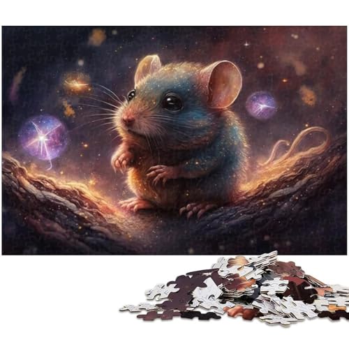 Puzzle 1000 Teile für Erwachsene, Maus, Unmögliches Puzzle für Erwachsene, Geburtstagsgeschenkidee, Herausforderndes Denkspiel, 26 x 38 cm / 10,23 x 14,96 Zoll Puzzle 1000 Teile für Erwachsene, Maus, Unmögliches Puzzle für Erwachsene, Geburtstagsgeschenkidee, Herausforderndes Denkspiel, 26 x 38 cm / 10,23 x 14,96 Zoll von JIANGENNF