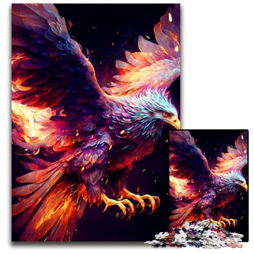 Puzzle 1000 Teile für Erwachsene, Phoenix-Holzpuzzle, perfekt als Geburtstags-, Weihnachts, 50x75cm/19,68x29,52 Zoll Puzzle 1000 Teile für Erwachsene, Phoenix-Holzpuzzle, perfekt als Geburtstags-, Weihnachts, 50x75cm/19,68x29,52 Zoll von JIANGENNF