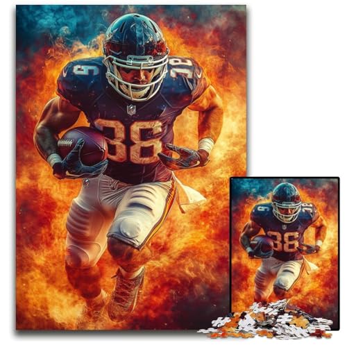 Puzzle 1000 Teile für Erwachsene, Rugby-Spieler-Puzzle, anspruchsvolles Denkspiel für Teenager, Spaß am Familienspieleabend, 50x75cm Puzzle 1000 Teile für Erwachsene, Rugby-Spieler-Puzzle, anspruchsvolles Denkspiel für Teenager, Spaß am Familienspieleabend, 50x75cm von JIANGENNF