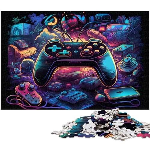 Puzzle 1000 Teile für Erwachsene, Spiel Neon-Puzzles für Erwachsene, perfekt für Familienspaß, Partyspiele, Geburtstagsparty-Geschenke, 50 x 75 cm / 19,68 x 29,52 Zoll Puzzle 1000 Teile für Erwachsene, Spiel Neon-Puzzles für Erwachsene, perfekt für Familienspaß, Partyspiele, Geburtstagsparty-Geschenke, 50 x 75 cm / 19,68 x 29,52 Zoll von JIANGENNF
