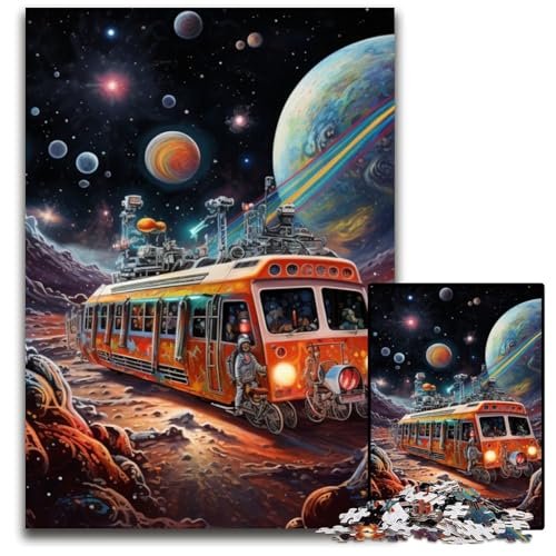 Puzzle 1000 Teile für Erwachsene, Sternennacht-Bus, Puzzle für Erwachsene, interaktives Familienspiel, Bastelgeschenk mit farbenfrohen Kunstwerken, 26x38cm/10,23x14,96 Zoll Puzzle 1000 Teile für Erwachsene, Sternennacht-Bus, Puzzle für Erwachsene, interaktives Familienspiel, Bastelgeschenk mit farbenfrohen Kunstwerken, 26x38cm/10,23x14,96 Zoll von JIANGENNF