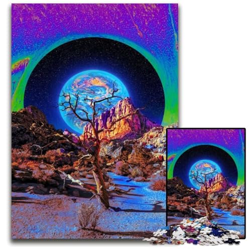 Puzzle 1000 Teile für Erwachsene, Traumlandschafts-Puzzles für Erwachsene, anspruchsvolles Denkspiel für Teenager, unterhaltsames interaktives Spiel für die ganze Familie, 50x75cm/19,68x29,52 Zoll Puzzle 1000 Teile für Erwachsene, Traumlandschafts-Puzzles für Erwachsene, anspruchsvolles Denkspiel für Teenager, unterhaltsames interaktives Spiel für die ganze Familie, 50x75cm/19,68x29,52 Zoll von JIANGENNF