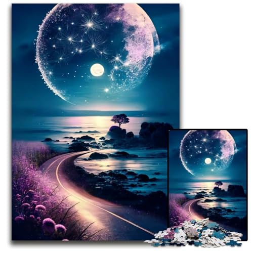 Puzzle 1000 Teile für Erwachsene, Traummond-Puzzles für Erwachsene, Denksportaufgabe, Spiel für Erwachsene, interaktive Familienaktivität, 50x75cm/19,68x29,52 Zoll von JIANGENNF