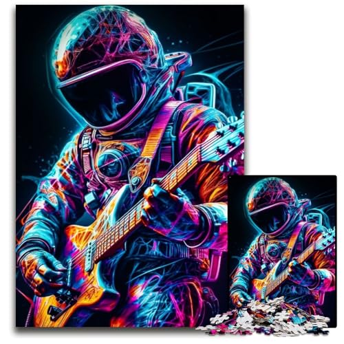 Puzzle 1000 Teile für Erwachsene, Weltraummusik, Papppuzzle für Reiseliebhaber und Paare, anspruchsvolles Spielzeug, 26x38cm/10,23x14,96 Zoll von JIANGENNF