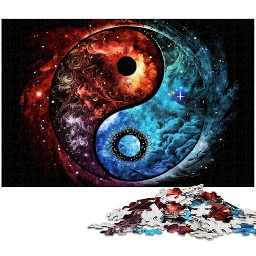 Puzzle 1000 Teile für Erwachsene, Yin und Yang, unmögliche Puzzles für Erwachsene, Geburtstagsgeschenkidee, anspruchsvolles Denkspiel, 50 x 75 cm / 19,68 x 29,52 Zoll Puzzle 1000 Teile für Erwachsene, Yin und Yang, unmögliche Puzzles für Erwachsene, Geburtstagsgeschenkidee, anspruchsvolles Denkspiel, 50 x 75 cm / 19,68 x 29,52 Zoll von JIANGENNF
