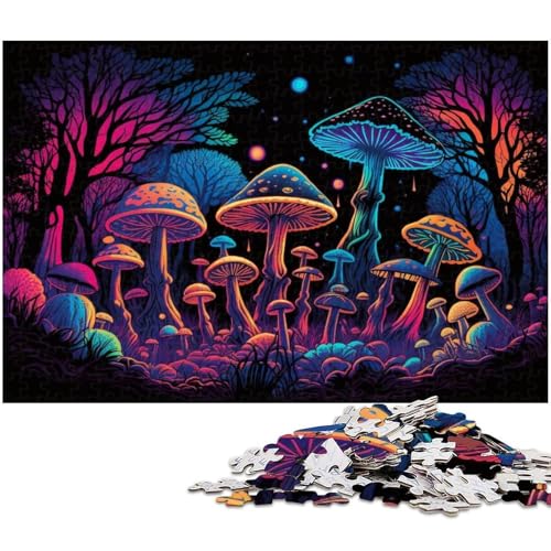 Puzzle 1000 Teile für Erwachsene, Zauberpilz-Puzzles für Erwachsene, Denkspiel für Teenager, 26 x 38 cm / 10,23 x 14,96 Zoll Puzzle 1000 Teile für Erwachsene, Zauberpilz-Puzzles für Erwachsene, Denkspiel für Teenager, 26 x 38 cm / 10,23 x 14,96 Zoll von JIANGENNF