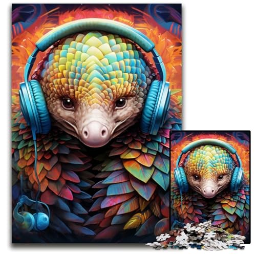 Puzzle 1000 Teile für Erwachsene, buntes Papageien-Puzzle, Denksportaufgabe, Teenager und Heimdekoration, 50x75cm/19,68x29,52 Zoll von JIANGENNF