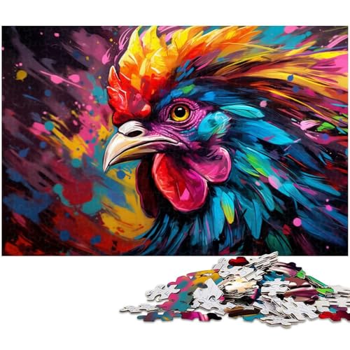 Puzzle 1000 Teile für Erwachsene, buntes Schimpansen-Holzpuzzle, Teenager, Paare und Freunde zum Geburtstag, Weihnachten, 50 x 75 cm / 19,68 x 29,52 Zoll Puzzle 1000 Teile für Erwachsene, buntes Schimpansen-Holzpuzzle, Teenager, Paare und Freunde zum Geburtstag, Weihnachten, 50 x 75 cm / 19,68 x 29,52 Zoll von JIANGENNF