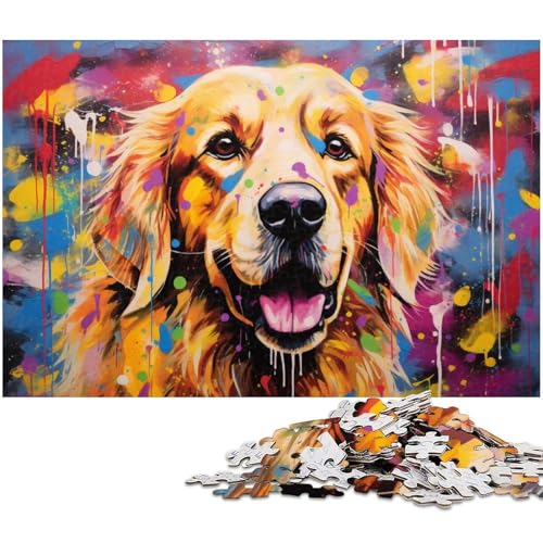 Puzzle 1000 Teile für Erwachsene, farbenfrohes Husky-Unmögliches Puzzle für Erwachsene, Geburtstagsgeschenkidee, anspruchsvolles Denkspiel, 50 x 75 cm / 19,68 x 29,52 Zoll Puzzle 1000 Teile für Erwachsene, farbenfrohes Husky-Unmögliches Puzzle für Erwachsene, Geburtstagsgeschenkidee, anspruchsvolles Denkspiel, 50 x 75 cm / 19,68 x 29,52 Zoll von JIANGENNF