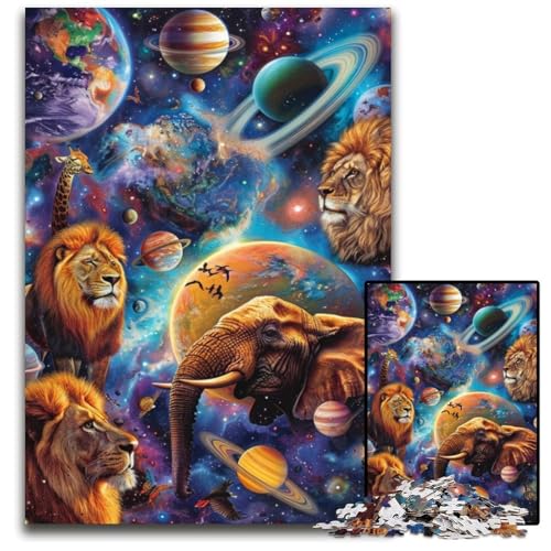 Puzzle 1000 Teile für Erwachsene, farbenfrohes Lebensbaum-Puzzle für Erwachsene, Denksportaufgabe, Spiel für Erwachsene, interaktive Familienaktivität, 26x38cm/10,23x14,96 Zoll von JIANGENNF
