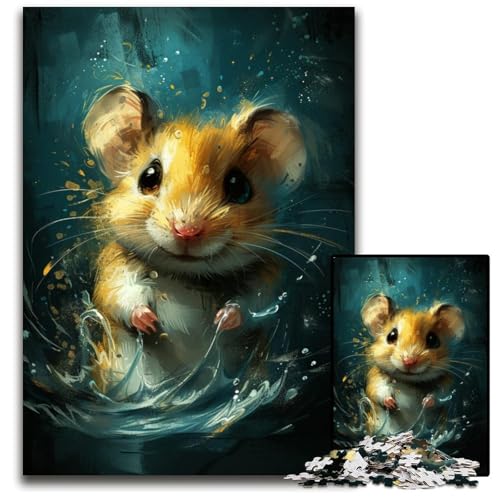 Puzzle 1000 Teile für Erwachsene, süßer Kleiner gelber Tiger, Puzzle für Erwachsene für Feiertage, Geburtstage und Familienspieleabende, 26x38cm/10,23x14,96 Zoll Puzzle 1000 Teile für Erwachsene, süßer Kleiner gelber Tiger, Puzzle für Erwachsene für Feiertage, Geburtstage und Familienspieleabende, 26x38cm/10,23x14,96 Zoll von JIANGENNF