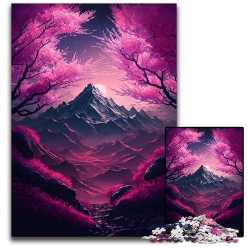 Puzzle 1000 Teile für Erwachsene,Japanische Landschaft,Neon-Puzzles für Erwachsene,anspruchsvolles Denkspiel für Teenager,unterhaltsames interaktives Spiel für die ganze Familie,50x75cm Puzzle 1000 Teile für Erwachsene,Japanische Landschaft,Neon-Puzzles für Erwachsene,anspruchsvolles Denkspiel für Teenager,unterhaltsames interaktives Spiel für die ganze Familie,50x75cm von JIANGENNF