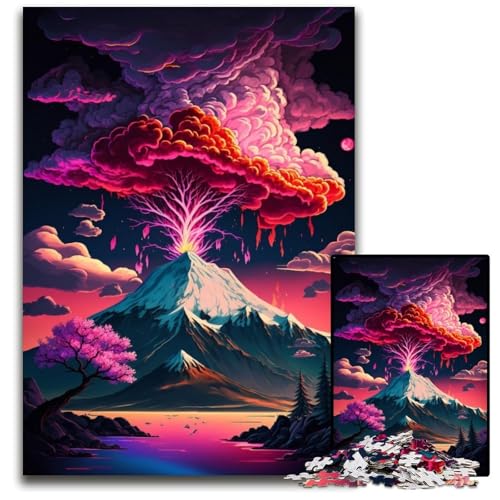 Puzzle 1000 Teile für Erwachsene,Japanische Landschaft,Neon-Puzzles für Erwachsene,anspruchsvolles Denkspiel für Teenager,unterhaltsames interaktives Spiel für die ganze Familie,50x75cm Puzzle 1000 Teile für Erwachsene,Japanische Landschaft,Neon-Puzzles für Erwachsene,anspruchsvolles Denkspiel für Teenager,unterhaltsames interaktives Spiel für die ganze Familie,50x75cm von JIANGENNF