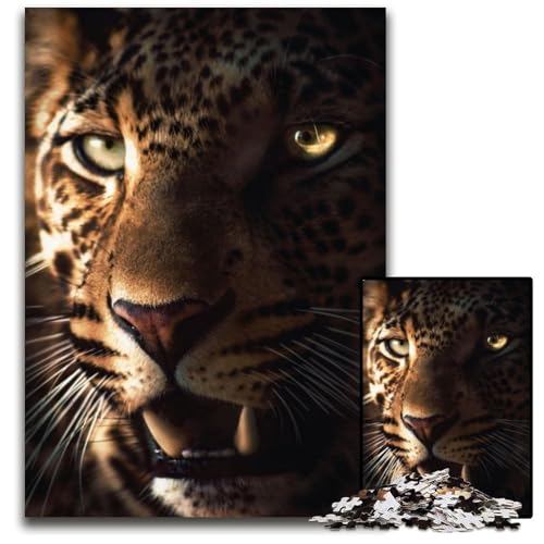 Puzzle 1000 Teile für Erwachsene „Das Wesen im Dunkeln“, anspruchsvolles Denkspiel – entspannendes Spielzeug für Teenager, 26x38cm/10,23x14,96 Zoll von JIANGENNF