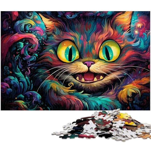 Puzzle 1000 Teile für Erwachsene Alice Cat Holzpuzzles Muttertag, Geburtstage, Weihnachten 50 x 75 cm / 19,68 x 29,52 Zoll Puzzle 1000 Teile für Erwachsene Alice Cat Holzpuzzles Muttertag, Geburtstage, Weihnachten 50 x 75 cm / 19,68 x 29,52 Zoll von JIANGENNF