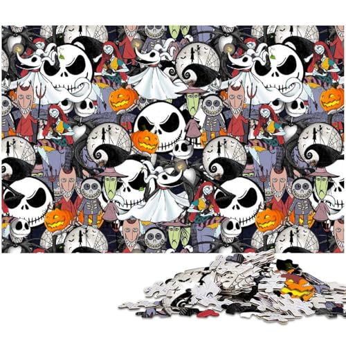 Puzzle 1000 Teile für Erwachsene Cartoon-Monster Holzpuzzle Familienaktivität, DIY-Heimdekoration, 50 x 75 cm / 19,68 x 29,52 Zoll Puzzle 1000 Teile für Erwachsene Cartoon-Monster Holzpuzzle Familienaktivität, DIY-Heimdekoration, 50 x 75 cm / 19,68 x 29,52 Zoll von JIANGENNF