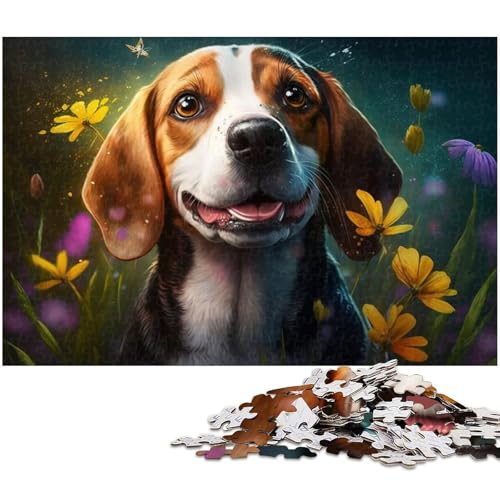 Puzzle 1000 Teile für Erwachsene Fantasy Beagle Holzpuzzle Teenager, Paare und Freunde zum Geburtstag, Weihnachten 50 x 75 cm / 19,68 x 29,52 Zoll Puzzle 1000 Teile für Erwachsene Fantasy Beagle Holzpuzzle Teenager, Paare und Freunde zum Geburtstag, Weihnachten 50 x 75 cm / 19,68 x 29,52 Zoll von JIANGENNF