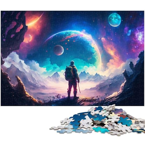 Puzzle 1000 Teile für Erwachsene Fantasy-Planeten-Puzzles für Erwachsene, kompliziertes Design für Teenager, DIY-Dekor und gehirnfördernder Spaß, 26 x 38 cm / 10,23 x 14,96 Zoll Puzzle 1000 Teile für Erwachsene Fantasy-Planeten-Puzzles für Erwachsene, kompliziertes Design für Teenager, DIY-Dekor und gehirnfördernder Spaß, 26 x 38 cm / 10,23 x 14,96 Zoll von JIANGENNF