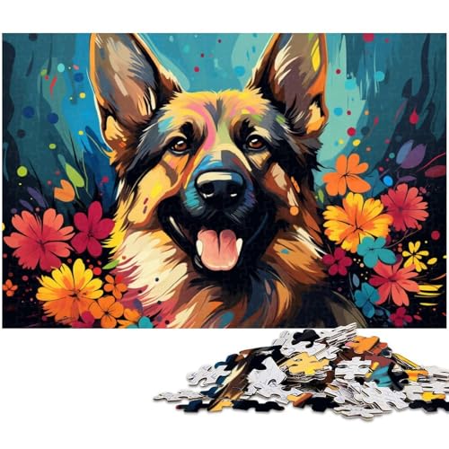 Puzzle 1000 Teile für Erwachsene Giraffenblumen Kartonpuzzle Teenager, Paare und Freunde zum Geburtstag, Weihnachten 26 x 38 cm / 10,23 x 14,96 Zoll Puzzle 1000 Teile für Erwachsene Giraffenblumen Kartonpuzzle Teenager, Paare und Freunde zum Geburtstag, Weihnachten 26 x 38 cm / 10,23 x 14,96 Zoll von JIANGENNF
