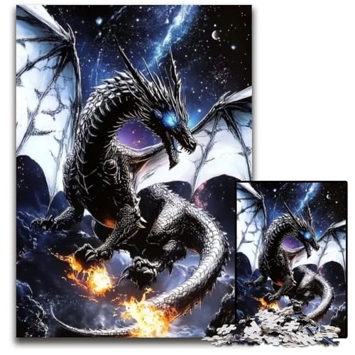 Puzzle 1000 Teile für Erwachsene oder Familien, Anime Flying Dragon, Holzpuzzles für 14+, schwer zu vervollständigen, Aber lustiges und humorvolles Geburtstagsgeschenk, 50x75cm Puzzle 1000 Teile für Erwachsene oder Familien, Anime Flying Dragon, Holzpuzzles für 14+, schwer zu vervollständigen, Aber lustiges und humorvolles Geburtstagsgeschenk, 50x75cm von JIANGENNF