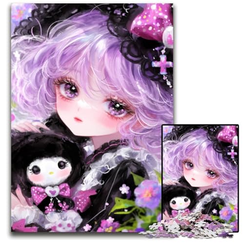 Puzzle 1000 Teile für Erwachsene oder Familien, Anime-Mädchen-Puzzle, anspruchsvolles Denkspiel für Teenager, Spaß am Familienspielabend, 50x75cm Puzzle 1000 Teile für Erwachsene oder Familien, Anime-Mädchen-Puzzle, anspruchsvolles Denkspiel für Teenager, Spaß am Familienspielabend, 50x75cm von JIANGENNF