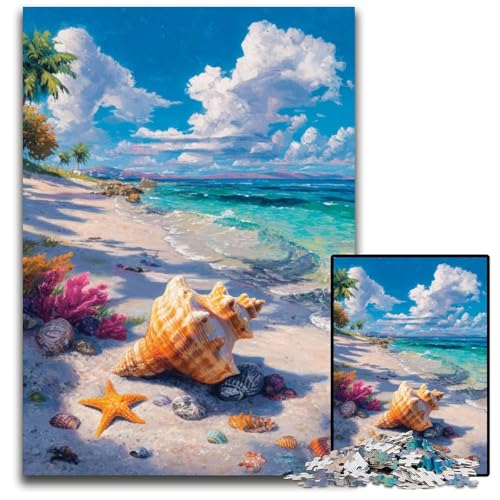 Puzzle 1000 Teile für Erwachsene oder Familien, Küstenlandschaft, Holzpuzzle, Lernspiele, DIY-Spielzeug, Geburtstagsgeschenk, Geschenke für 14-Jährige, 50x75cm Puzzle 1000 Teile für Erwachsene oder Familien, Küstenlandschaft, Holzpuzzle, Lernspiele, DIY-Spielzeug, Geburtstagsgeschenk, Geschenke für 14-Jährige, 50x75cm von JIANGENNF