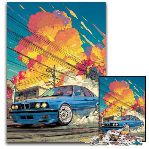 Puzzle 1000 Teile für Erwachsene oder Familien, Papppuzzle im japanischen Stil, DIY-Heimdekor, Denksportspiel für Teenager, 26x38cm von JIANGENNF