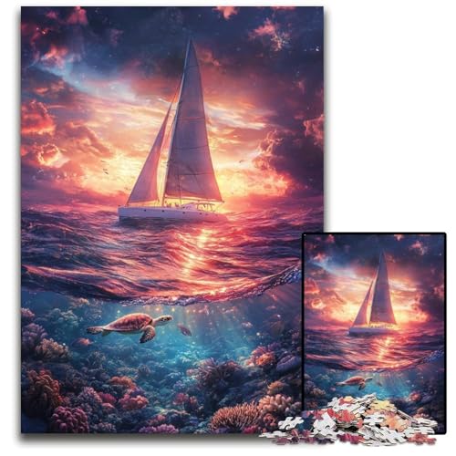 Puzzle 1000 Teile für Erwachsene oder Familien, Seeschiff, Holzpuzzle, Lernspiele, DIY-Spielzeug, Geburtstagsgeschenk, Geschenke für 14-Jährige, 50x75cm Puzzle 1000 Teile für Erwachsene oder Familien, Seeschiff, Holzpuzzle, Lernspiele, DIY-Spielzeug, Geburtstagsgeschenk, Geschenke für 14-Jährige, 50x75cm von JIANGENNF