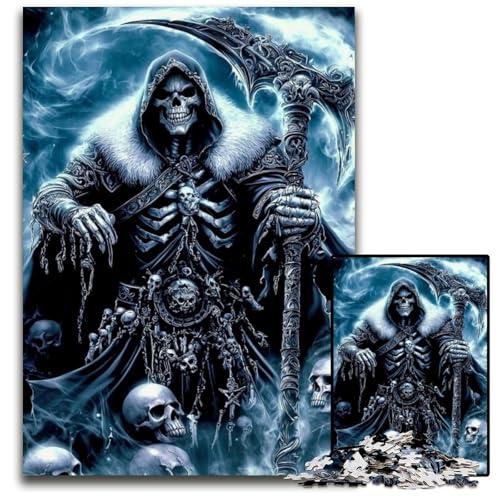Puzzle 1000 Teile für Erwachsene oder Familien, Skelett-Krieger, Holzpuzzle, Lernspiele, DIY-Spielzeug, Geburtstagsgeschenk, Geschenke für 14-Jährige, 50x75cm Puzzle 1000 Teile für Erwachsene oder Familien, Skelett-Krieger, Holzpuzzle, Lernspiele, DIY-Spielzeug, Geburtstagsgeschenk, Geschenke für 14-Jährige, 50x75cm von JIANGENNF