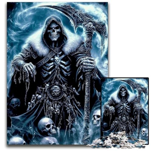 Puzzle 1000 Teile für Erwachsene oder Familien, Skelett-Krieger, Kartonpuzzle, Lernspiele, DIY-Spielzeug, Geburtstagsgeschenk, Geschenke für 14-Jährige, 26x38cm Puzzle 1000 Teile für Erwachsene oder Familien, Skelett-Krieger, Kartonpuzzle, Lernspiele, DIY-Spielzeug, Geburtstagsgeschenk, Geschenke für 14-Jährige, 26x38cm von JIANGENNF