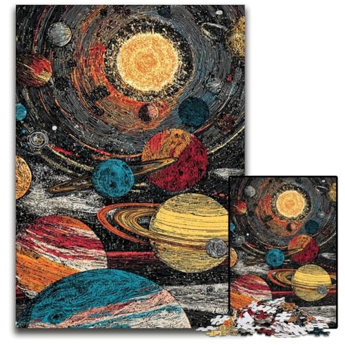 Puzzle 1000 Teile für Erwachsene oder Familien, Universum, Galaxie, Holzpuzzle, Lernspiele, DIY-Spielzeug, Geburtstagsgeschenk, Geschenke für 14-Jährige, 50x75cm Puzzle 1000 Teile für Erwachsene oder Familien, Universum, Galaxie, Holzpuzzle, Lernspiele, DIY-Spielzeug, Geburtstagsgeschenk, Geschenke für 14-Jährige, 50x75cm von JIANGENNF