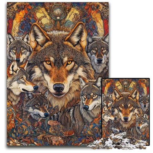 Puzzle 1000 Teile für Erwachsene oder Familien, Wolfstotem, Kartonpuzzle, Lernspiele, DIY-Spielzeug, Geburtstagsgeschenk, Geschenke für 14-Jährige, 26x38cm Puzzle 1000 Teile für Erwachsene oder Familien, Wolfstotem, Kartonpuzzle, Lernspiele, DIY-Spielzeug, Geburtstagsgeschenk, Geschenke für 14-Jährige, 26x38cm von JIANGENNF