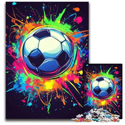 Puzzle 1000 Teile für Erwachsene oder Familien Fußball-Holzpuzzle Lernspiele DIY-Spielzeug, Geburtstagsgeschenk, Geschenke für 14-Jährige 50X75CM Puzzle 1000 Teile für Erwachsene oder Familien Fußball-Holzpuzzle Lernspiele DIY-Spielzeug, Geburtstagsgeschenk, Geschenke für 14-Jährige 50X75CM von JIANGENNF