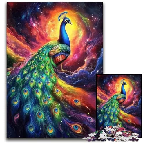 Puzzle 1000 Teile für Erwachsene oder Familien Regenbogen-Pfau Kartonpuzzle Lernspiele DIY-Spielzeug, Geburtstagsgeschenk, Geschenke für 14-Jährige 26X38CM Puzzle 1000 Teile für Erwachsene oder Familien Regenbogen-Pfau Kartonpuzzle Lernspiele DIY-Spielzeug, Geburtstagsgeschenk, Geschenke für 14-Jährige 26X38CM von JIANGENNF