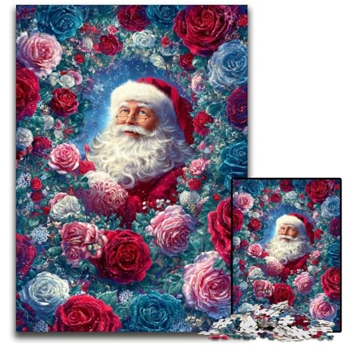 Puzzle 1000 Teile für Erwachsene oder Familien Weihnachtsmann Holzpuzzle Lernspiele DIY-Spielzeug, Geburtstagsgeschenk, Geschenke für 14-Jährige 50X75CM Puzzle 1000 Teile für Erwachsene oder Familien Weihnachtsmann Holzpuzzle Lernspiele DIY-Spielzeug, Geburtstagsgeschenk, Geschenke für 14-Jährige 50X75CM von JIANGENNF