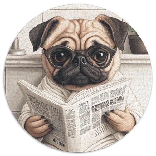 Puzzle Von Tieren zur Toilette, 1000 Teile, Papppuzzle für Erwachsene, Geburtstagsgeschenkidee, anspruchsvolles Denkspiel (Größe 67,5 x 67,5 cm) von JIANGENNF