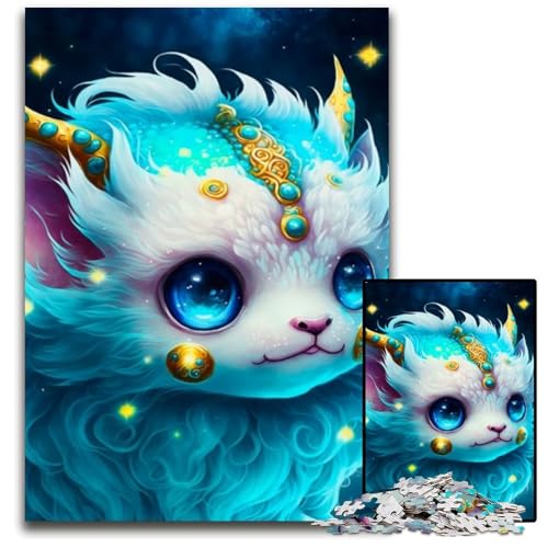 Puzzle für 1000 Teile, süßes Drachenbaby, Puzzle für Erwachsene, Gehirn-Herausforderung, Teenager und Heimdekoration, 50x75cm/19,68x29,52 Zoll Puzzle für 1000 Teile, süßes Drachenbaby, Puzzle für Erwachsene, Gehirn-Herausforderung, Teenager und Heimdekoration, 50x75cm/19,68x29,52 Zoll von JIANGENNF