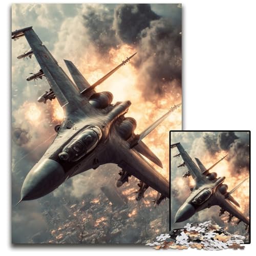 Puzzle für Erwachsene, 1000 Puzzles, Kämpfer-Puzzle, Lernspielzeug, ganze Familie, ab 14 Jahren, 50x75cm Puzzle für Erwachsene, 1000 Puzzles, Kämpfer-Puzzle, Lernspielzeug, ganze Familie, ab 14 Jahren, 50x75cm von JIANGENNF