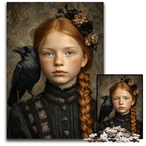 Puzzle für Erwachsene, 1000 Puzzles, Lernspielzeug für kleine Mädchen, ganze Familie, ab 14 Jahren, 50x75cm von JIANGENNF