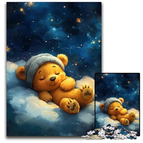 Puzzle für Erwachsene, 1000 Puzzles, Teddybär-Puzzle, Lernspielzeug, ganze Familie, ab 14 Jahren, 26x38cm Puzzle für Erwachsene, 1000 Puzzles, Teddybär-Puzzle, Lernspielzeug, ganze Familie, ab 14 Jahren, 26x38cm von JIANGENNF