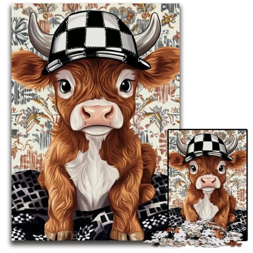 Puzzle für Erwachsene, 1000 Puzzles aus Yak-Karton, Lernspiele, Stressabbau, Heimdekorationsspielzeug für 14-Jährige, 26x38cm von JIANGENNF