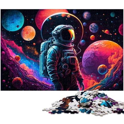 Puzzle für Erwachsene, 1000 Teile, Astronauten-Erkundung, Holzpuzzle für Erwachsene, Denkspiel für Teenager und Familieninteraktion, 50 x 75 cm / 19,68 x 29,52 Zoll Puzzle für Erwachsene, 1000 Teile, Astronauten-Erkundung, Holzpuzzle für Erwachsene, Denkspiel für Teenager und Familieninteraktion, 50 x 75 cm / 19,68 x 29,52 Zoll von JIANGENNF