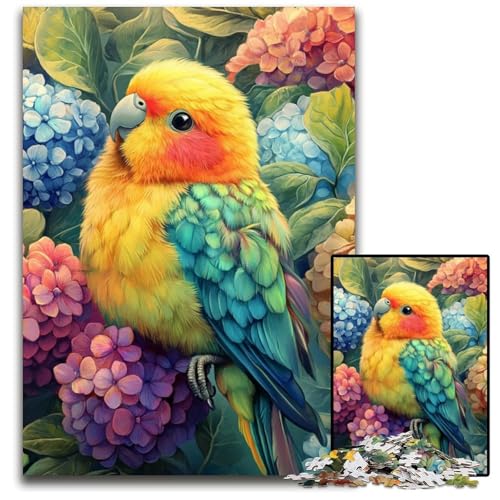 Puzzle für Erwachsene, 1000 Teile, Babypapagei, Papppuzzle, lustige Spiele, ganze Familie, für Kinder ab 14 Jahren, 26x38cm von JIANGENNF