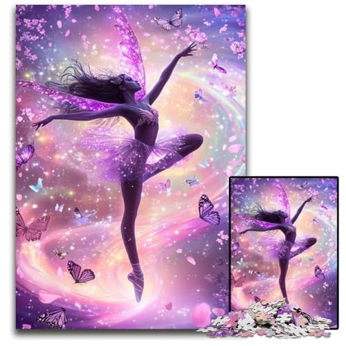 Puzzle für Erwachsene, 1000 Teile, Balletttänzerin, Holzpuzzle, Lernspielzeug, ganze Familie, ab 14 Jahren, 50x75cm Puzzle für Erwachsene, 1000 Teile, Balletttänzerin, Holzpuzzle, Lernspielzeug, ganze Familie, ab 14 Jahren, 50x75cm von JIANGENNF