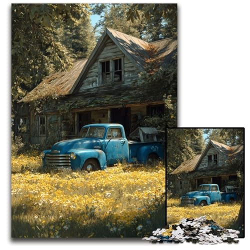 Puzzle für Erwachsene, 1000 Teile, Bauernhof-LKW, Holzpuzzle, Lernspiele, DIY-Spielzeug, Geburtstagsgeschenk, Geschenke für 14-Jährige, 50x75cm Puzzle für Erwachsene, 1000 Teile, Bauernhof-LKW, Holzpuzzle, Lernspiele, DIY-Spielzeug, Geburtstagsgeschenk, Geschenke für 14-Jährige, 50x75cm von JIANGENNF