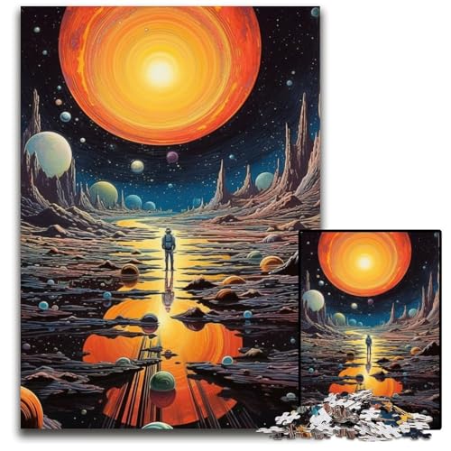 Puzzle für Erwachsene, 1000 Teile, Berg der Träume, Puzzle für Erwachsene, Lernspielzeug für Teenager, Heimbüro-Dekor, 50x75cm/19,68x29,52 Zoll von JIANGENNF