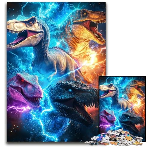 Puzzle für Erwachsene, 1000 Teile, Blitz-Dinosaurier, Holzpuzzle, Lernspiele, DIY-Spielzeug, Geburtstagsgeschenk, Geschenke für 14-Jährige, 50x75cm Puzzle für Erwachsene, 1000 Teile, Blitz-Dinosaurier, Holzpuzzle, Lernspiele, DIY-Spielzeug, Geburtstagsgeschenk, Geschenke für 14-Jährige, 50x75cm von JIANGENNF