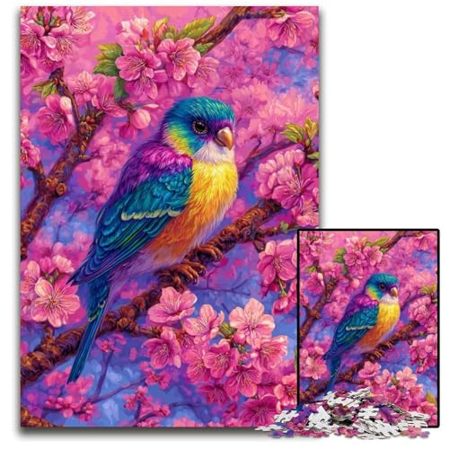 Puzzle für Erwachsene, 1000 Teile, Blumen, Spatzen, Kartonpuzzle, Weihnachten, Halloween, Ostern, Neujahr, 26x38cm Puzzle für Erwachsene, 1000 Teile, Blumen, Spatzen, Kartonpuzzle, Weihnachten, Halloween, Ostern, Neujahr, 26x38cm von JIANGENNF