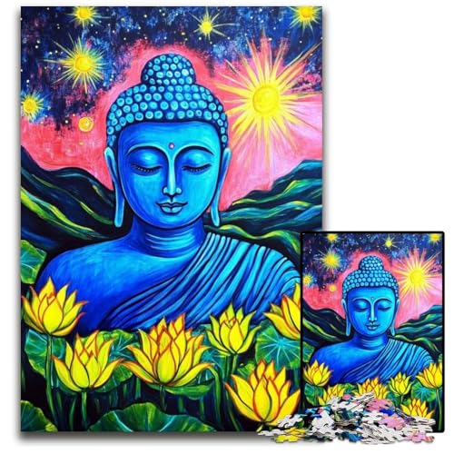 Puzzle für Erwachsene, 1000 Teile, Buddha-Puzzle aus Pappe, Lernspiele, DIY-Spielzeug, Geburtstagsgeschenk, Geschenke für 14-Jährige, 26x38cm Puzzle für Erwachsene, 1000 Teile, Buddha-Puzzle aus Pappe, Lernspiele, DIY-Spielzeug, Geburtstagsgeschenk, Geschenke für 14-Jährige, 26x38cm von JIANGENNF