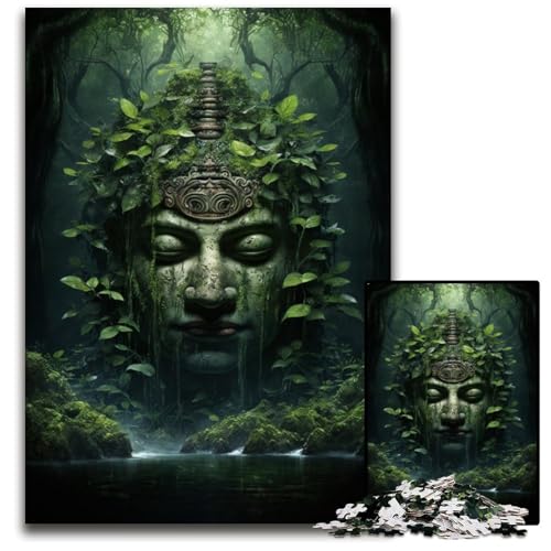 Puzzle für Erwachsene, 1000 Teile, Buddha-Statuen, Papppuzzle, Eltern, Partner, Freunde – ab 14 Jahren, 26x38cm/10,23x14,96 Zoll Puzzle für Erwachsene, 1000 Teile, Buddha-Statuen, Papppuzzle, Eltern, Partner, Freunde – ab 14 Jahren, 26x38cm/10,23x14,96 Zoll von JIANGENNF
